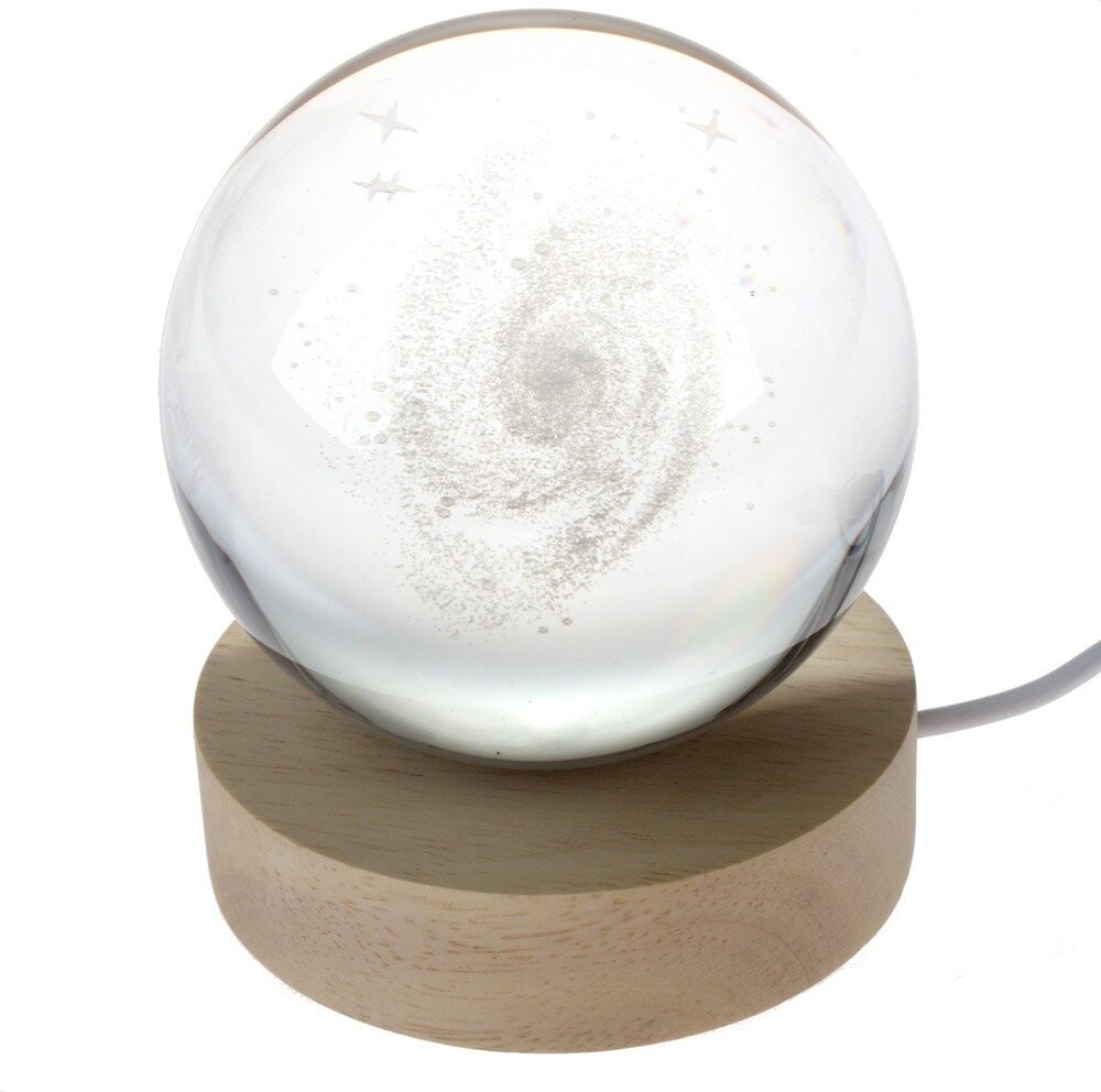 LED stolní lampa v přírodní barvě (výška 9,5 cm) – Dakls