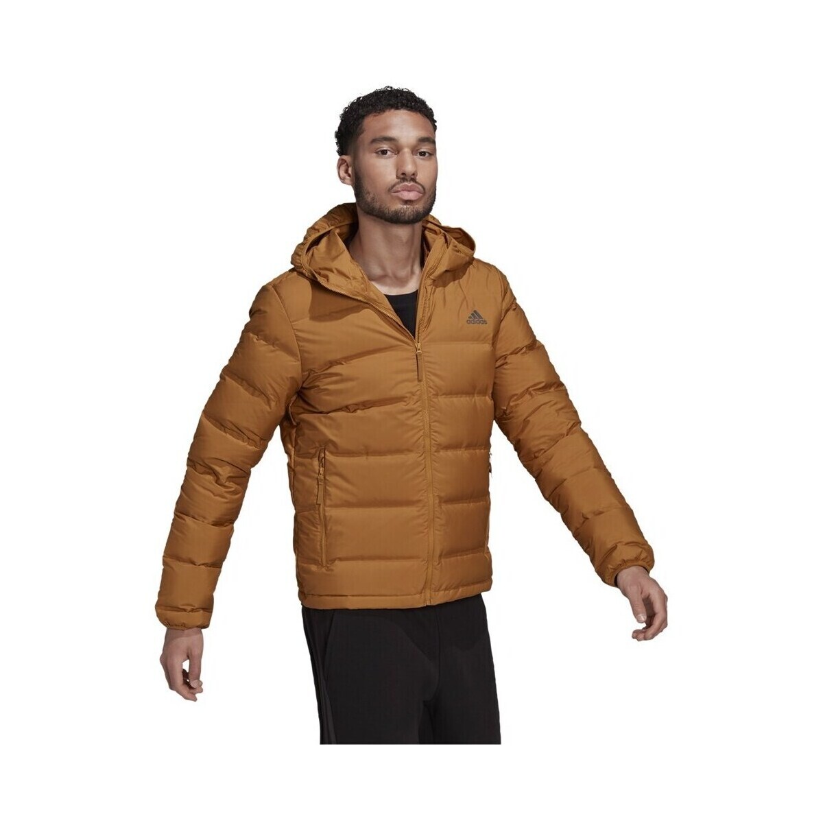 adidas  Helionic Down Hooded  Oranžová