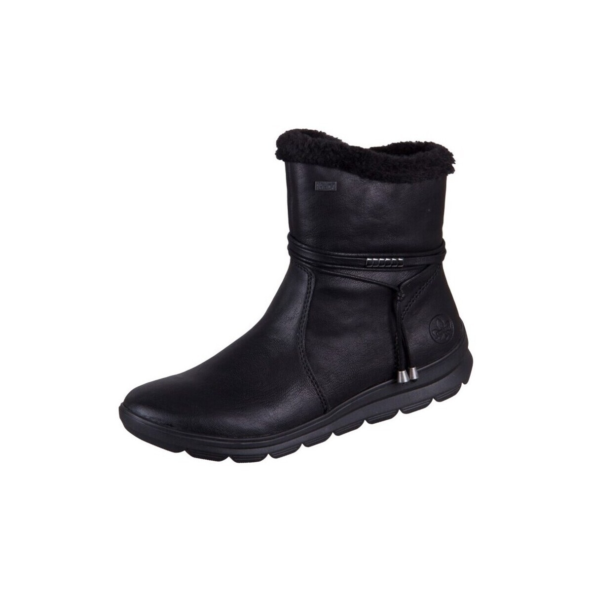 Rieker  Schwarz Kuwait Rabbit  Černá