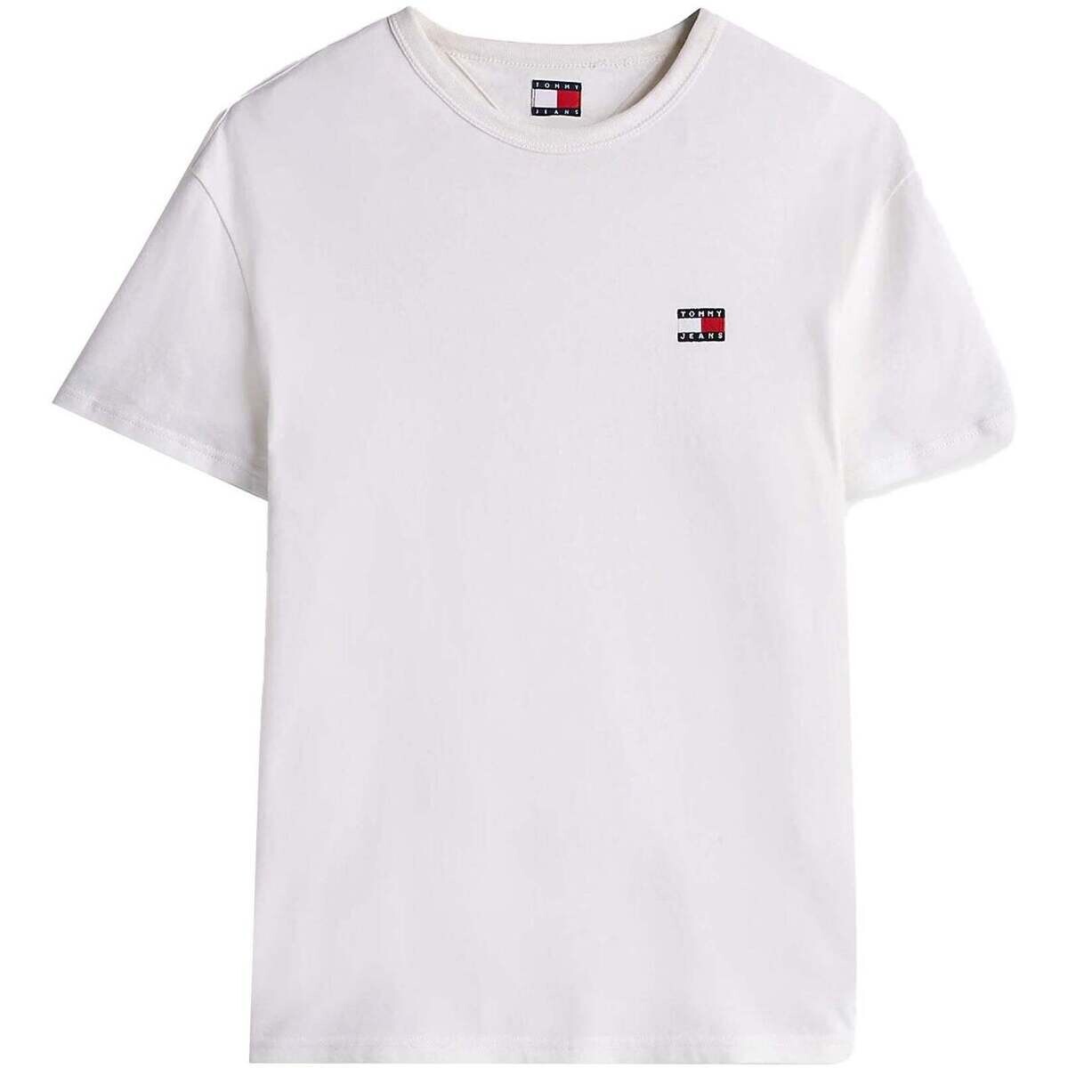 Tommy Jeans  Reg Logo Badge T-Shirt Ecru  ruznobarevne
