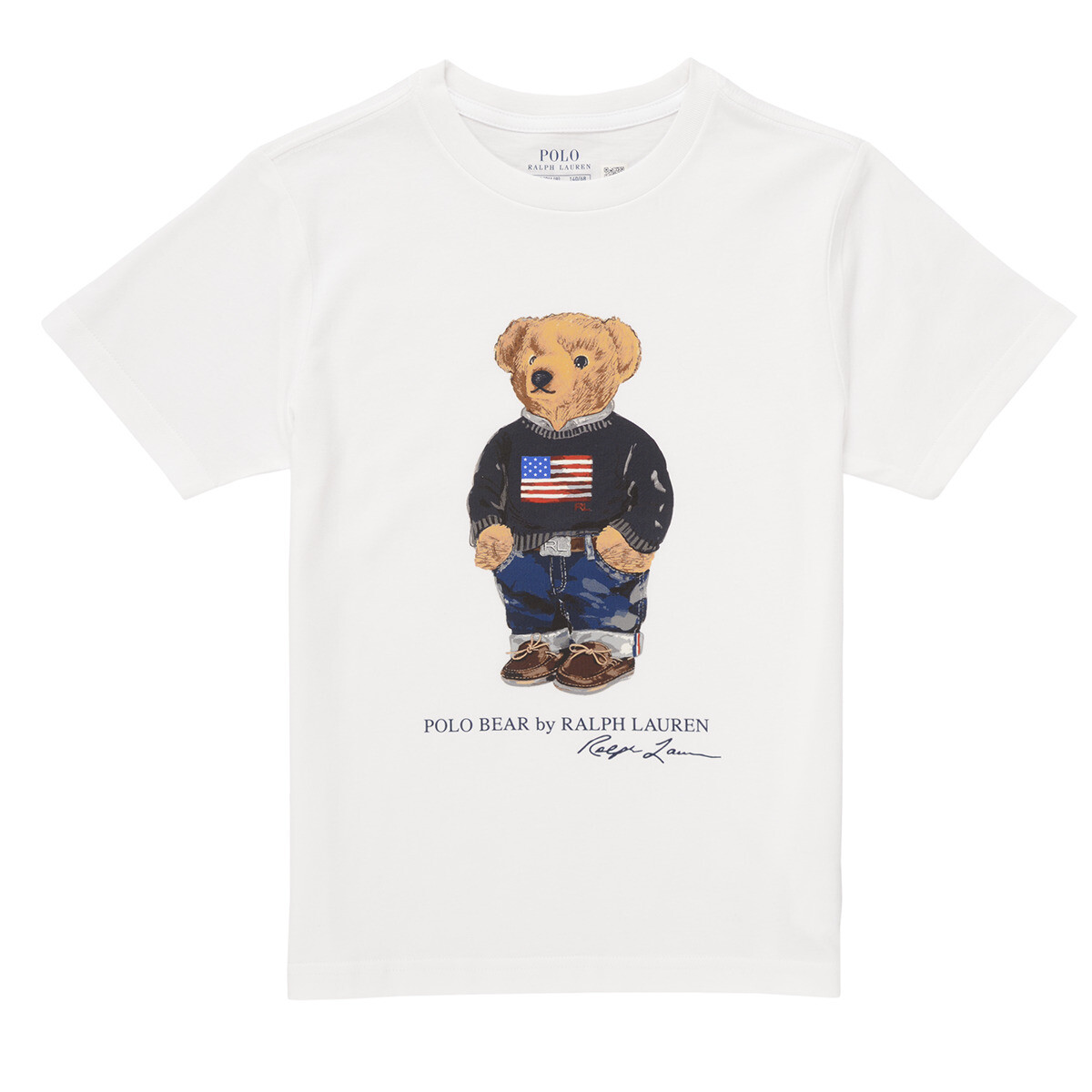 Polo Ralph Lauren  SS CN-TOPS-T-SHIRT  Bílá