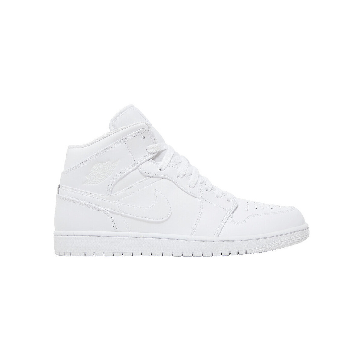 Nike  Jordan 1 Mid Triple White  Bílá
