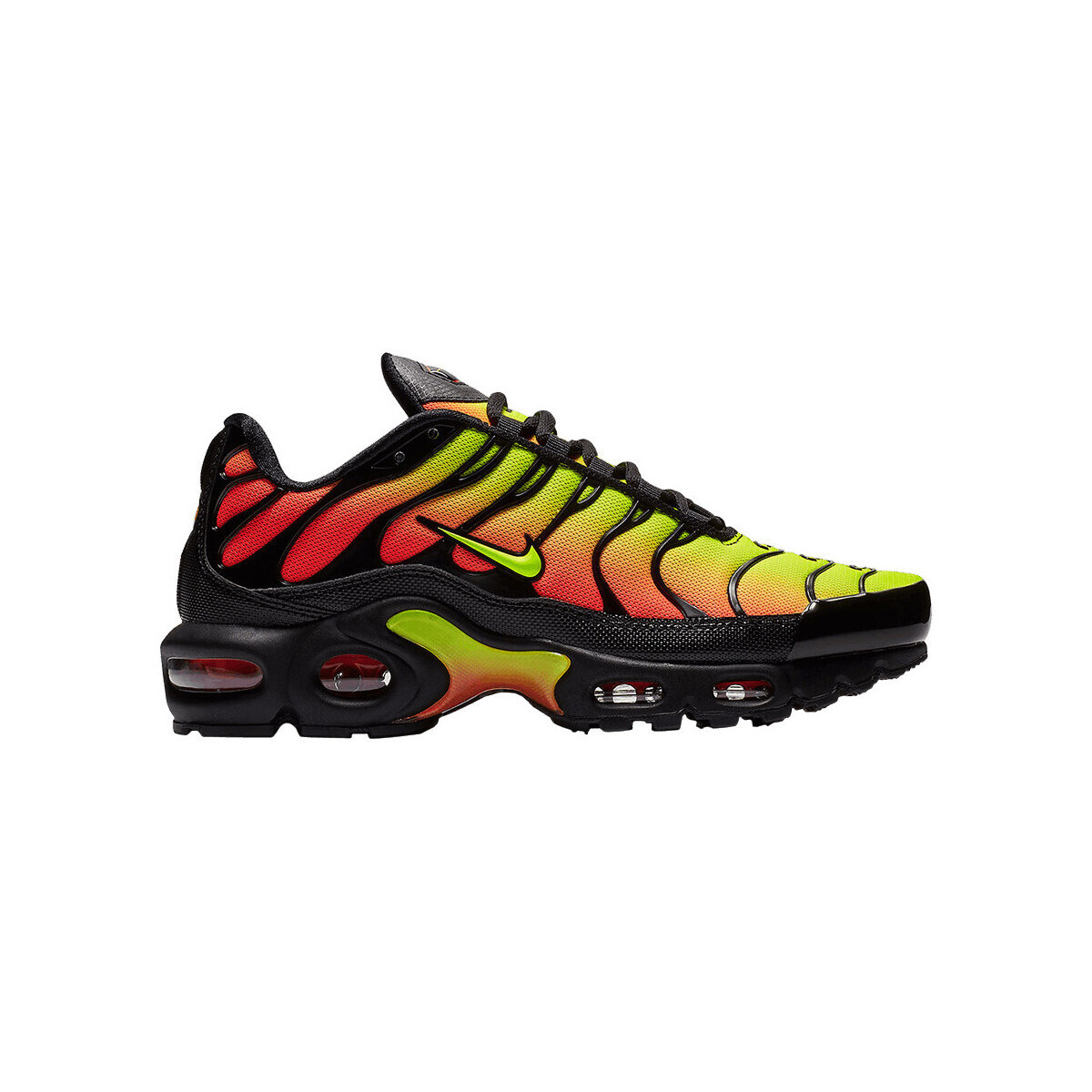 Nike  Air Max Plus Black Volt Solar Red (Women's)  Černá