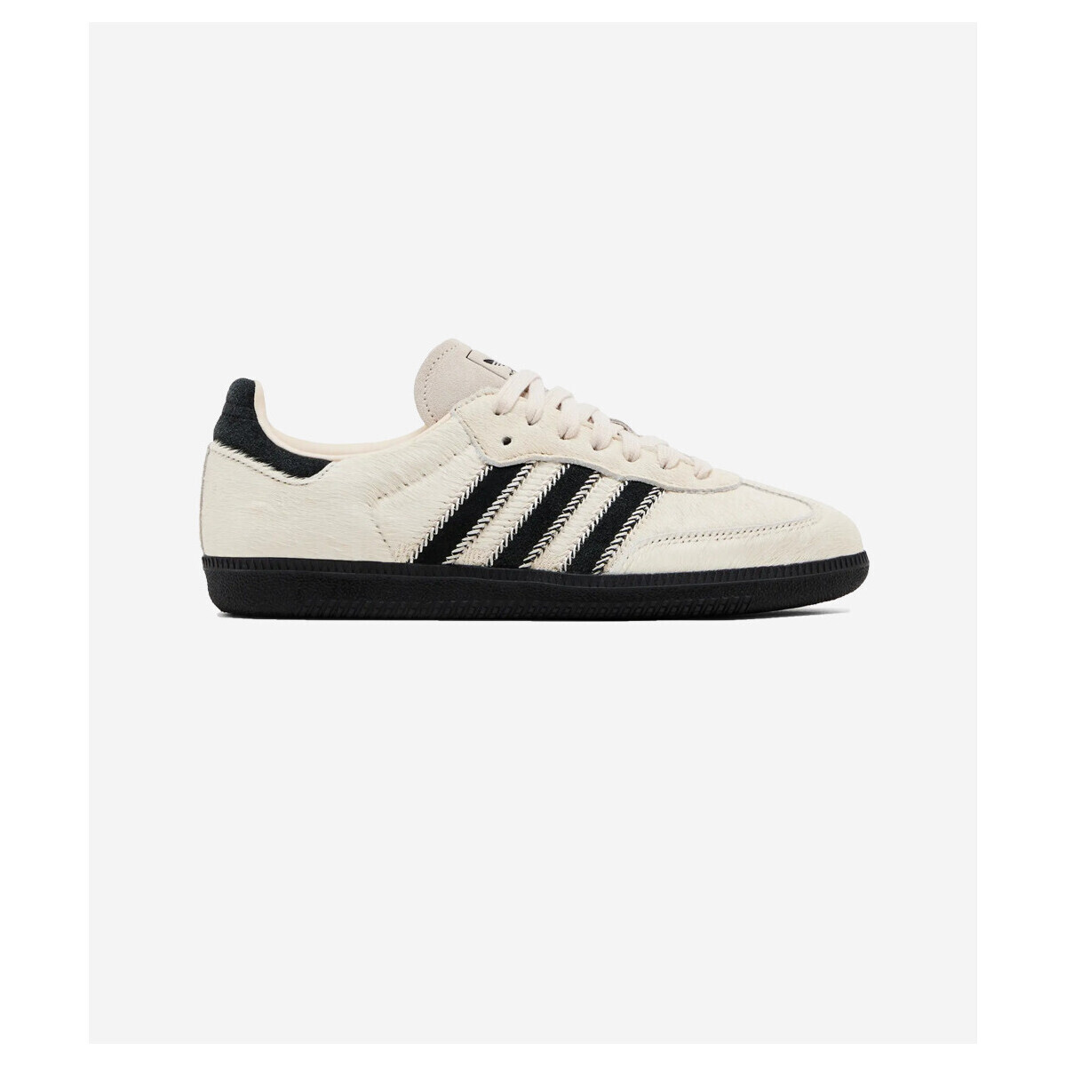 adidas  Samba OG Wonder White Black Pony (Women's)  Béžová