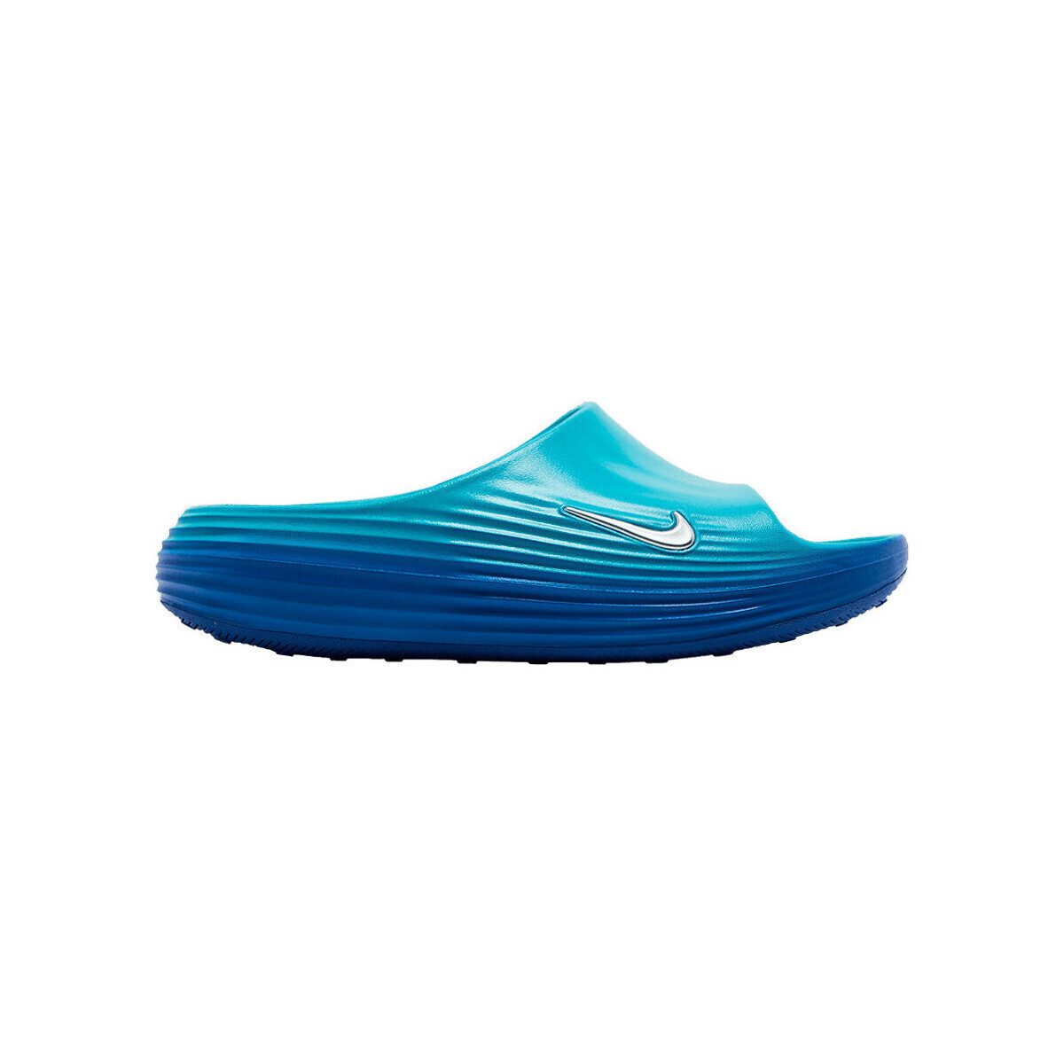 Nike  ReactX Rejuven8 Slide Dusty Cactus Game Royal  Modrá