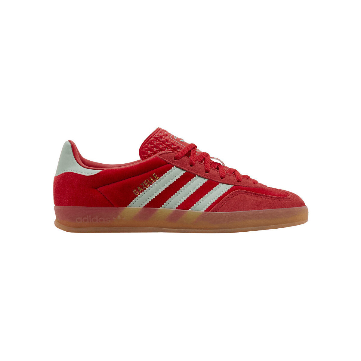 adidas  Gazelle Indoor Better Scarlet Hazy Green (Women's)  Červená