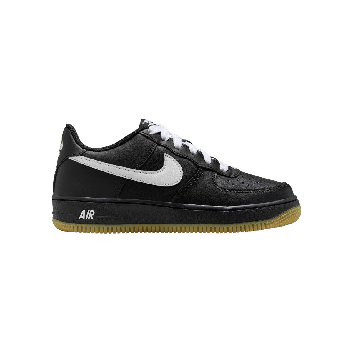 Nike  Air Force 1 Low LV8 Black Gum Light Brown White (GS)  Hnědá