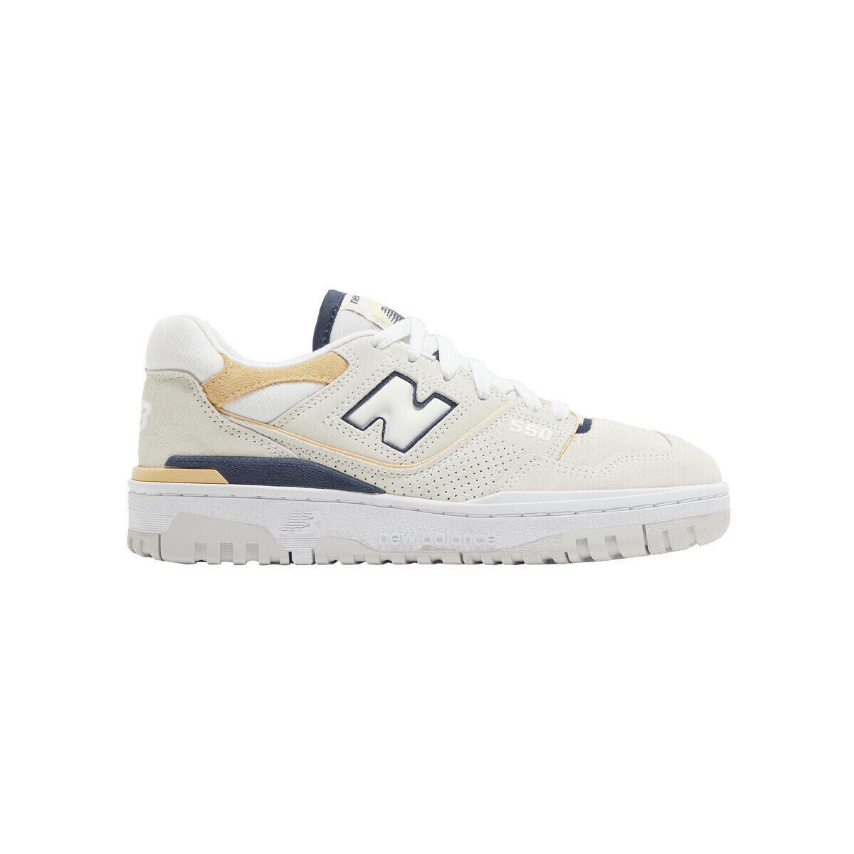 New Balance  550 Sea Salt Navy Raw Sugar (Women's)  Bílá