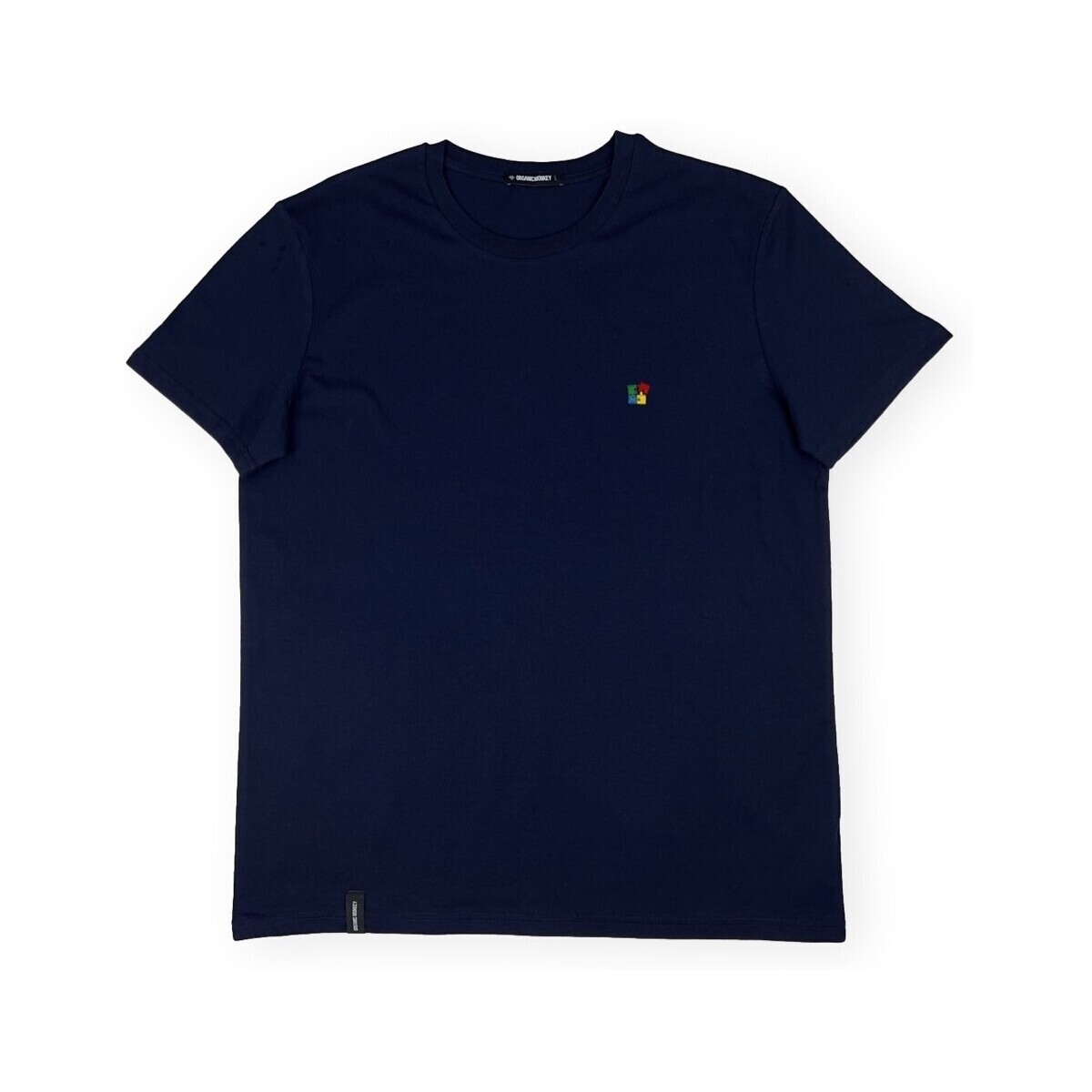 Organic Monkey  T-Shirt Puzzlematic - Navy  Modrá
