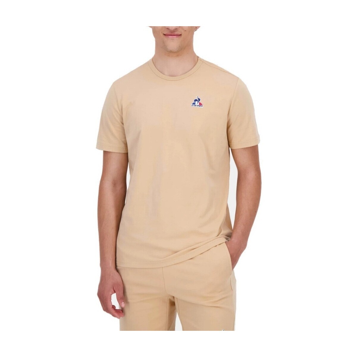 Le Coq Sportif  ESS TEE SS N1  Hnědá