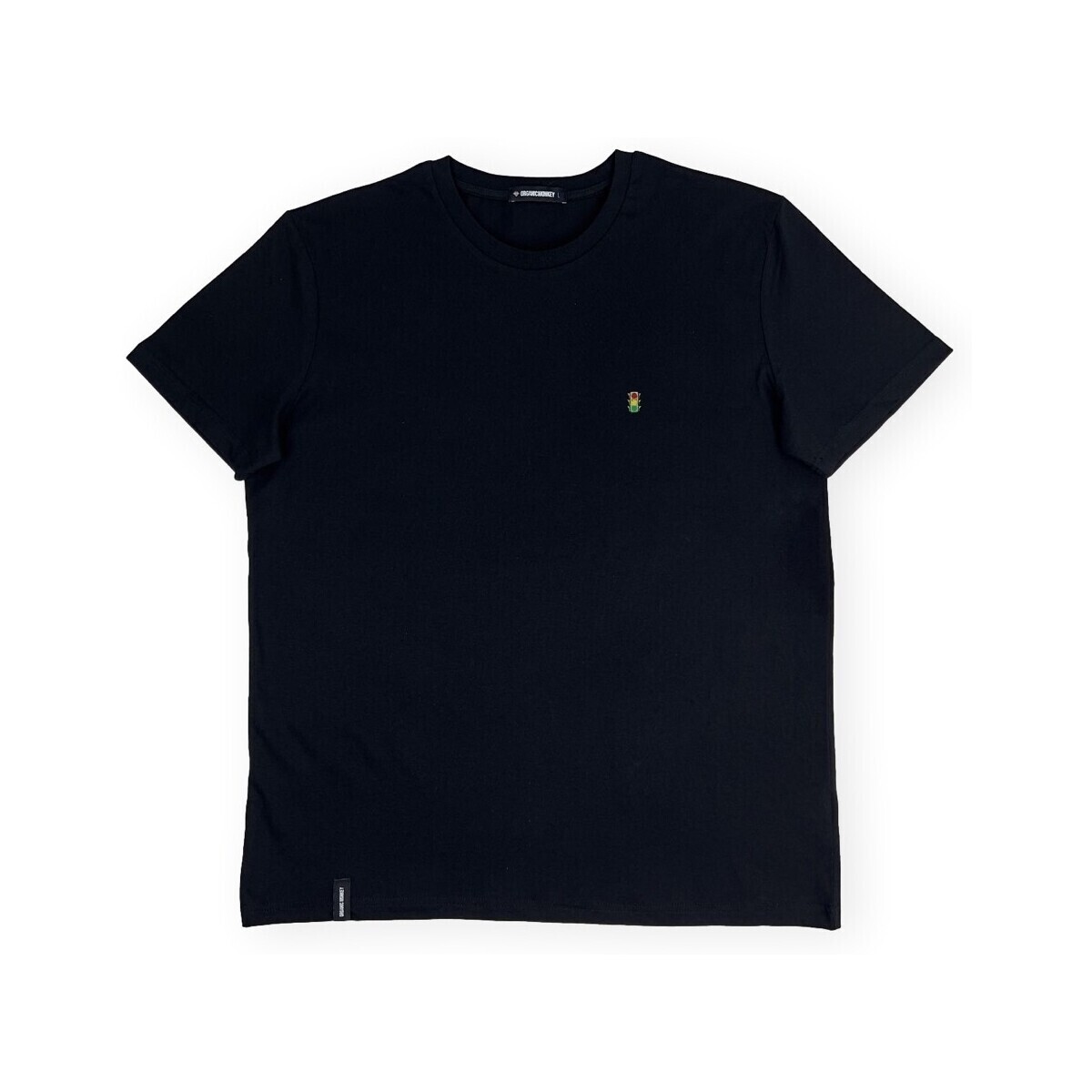 Organic Monkey  T-Shirt Greenlight - Black  Černá
