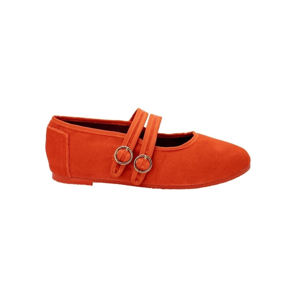 Paez  Mary Jane Double Strap W - Velvet Orange  Oranžová