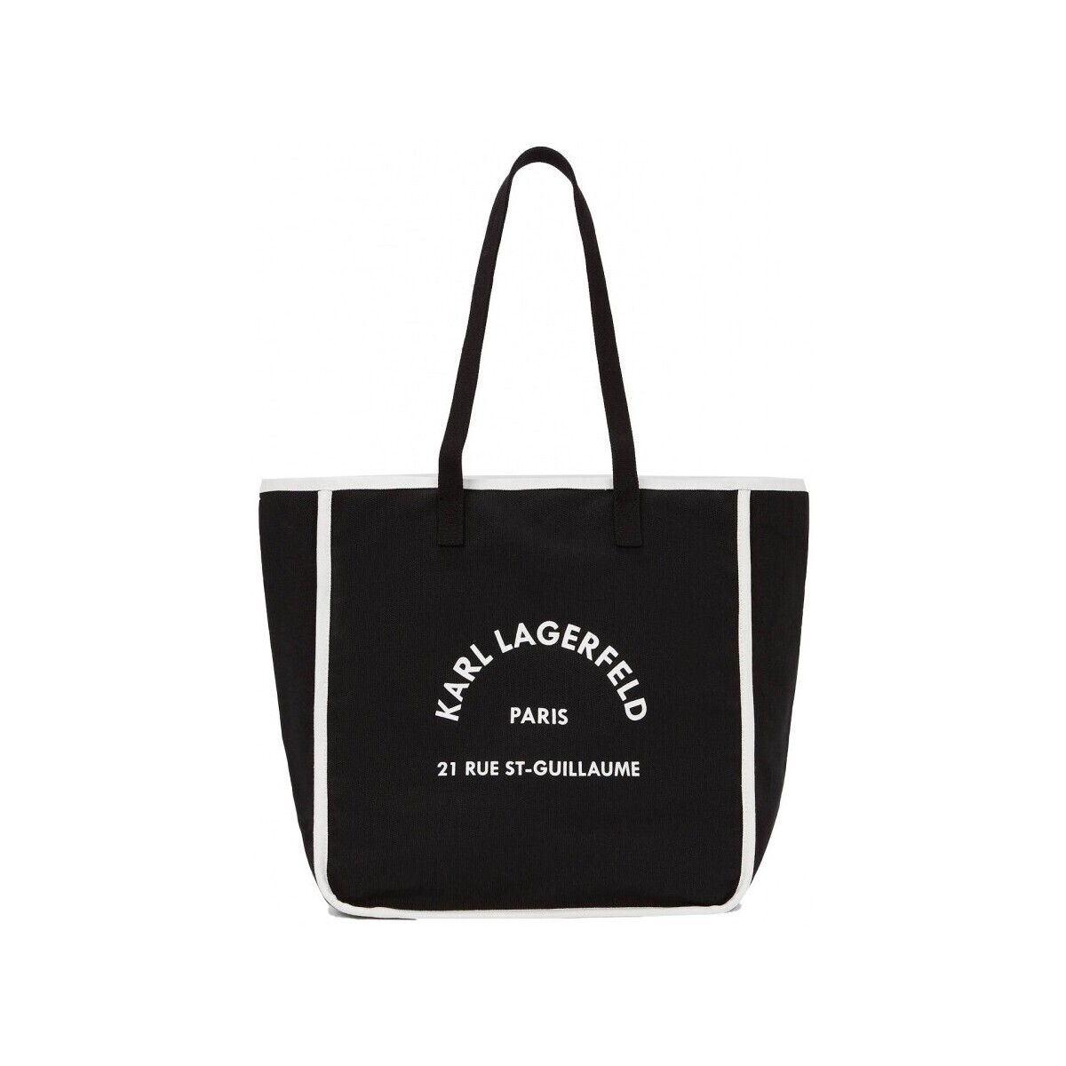 Karl Lagerfeld  A3W50018 K RSG CANVAS BW SHOPPER  Černá