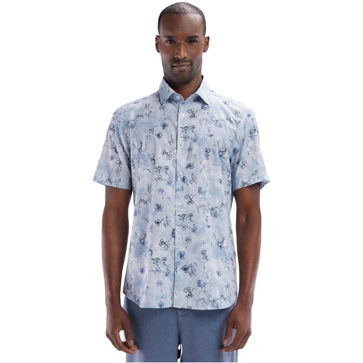 Eden Park  E25CHECC0043  Modrá