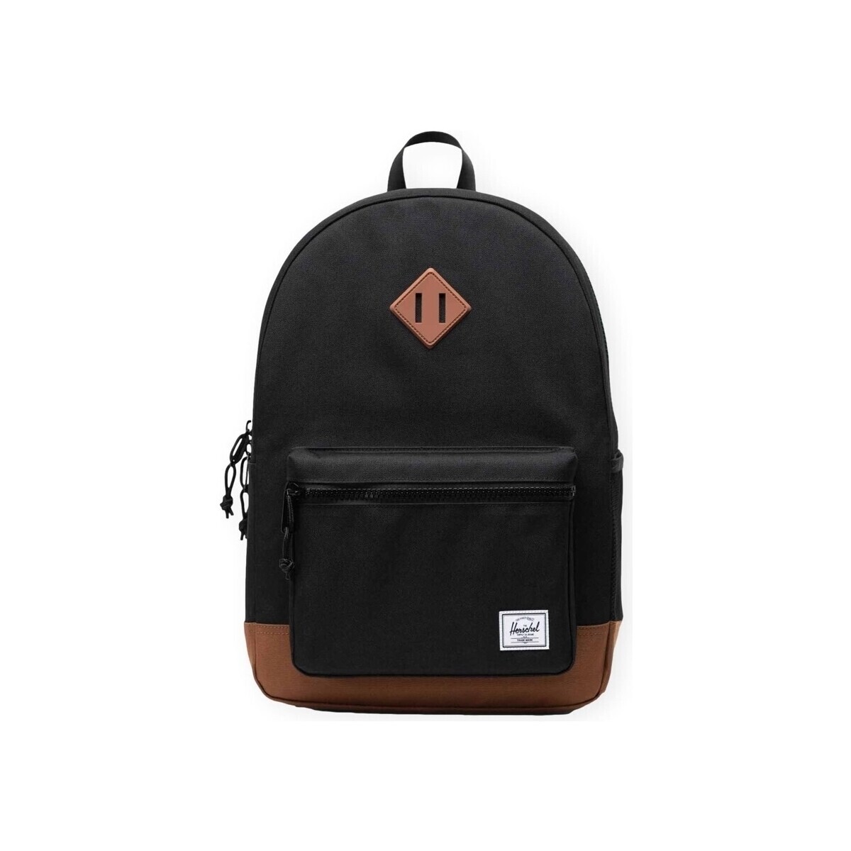 Herschel  Heritage Youth Backpack - Black/Saddle Brown  Černá