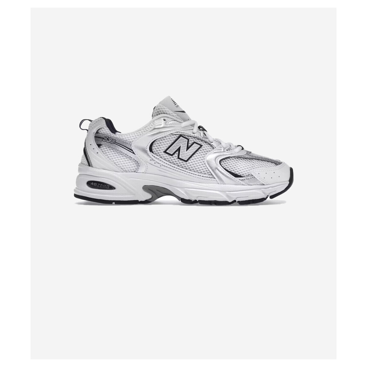 New Balance  530 White Silver Navy  Bílá