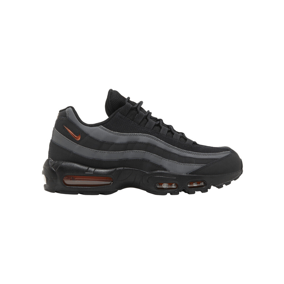 Nike  Air Max 95 Black Grey Safety Orange  Černá