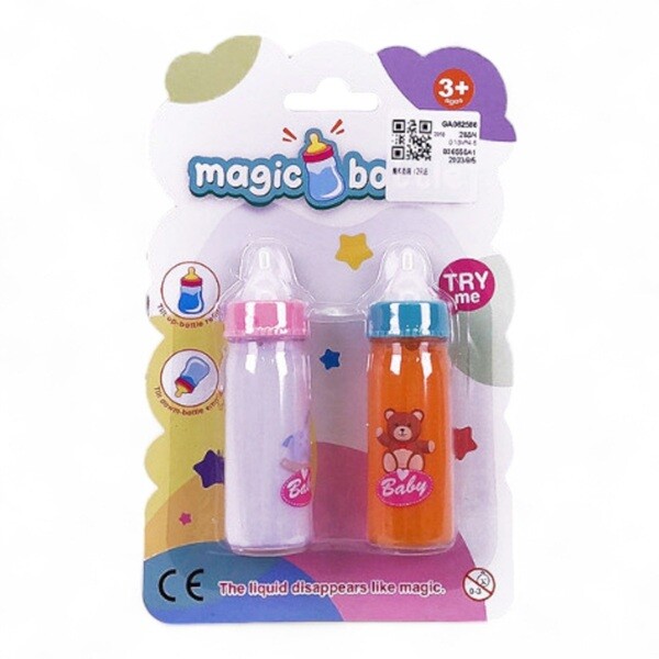 Magické Baby láhve s mlékem a šťávou