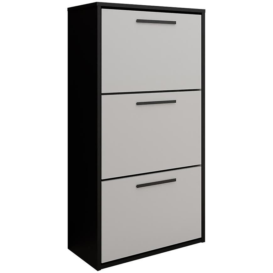 Botník Asper stojící bílý/černý