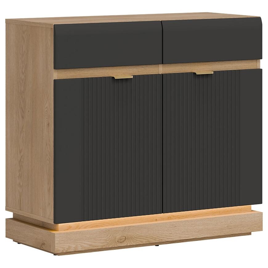 Komoda Milton ML02 dub crem torro antracit