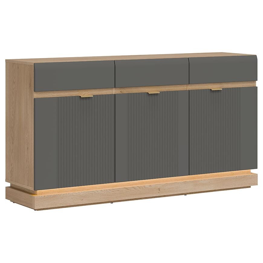 Komoda Milton ML03 dub crem torro šedá