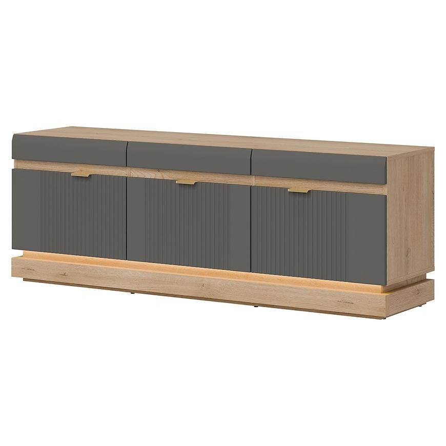 Tv stolek Milton ML01 dub crem torro šedá