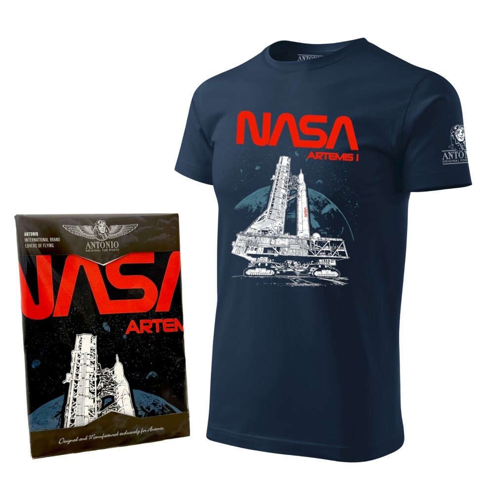 Triko Antonio NASA ARTEMIS I Mise na Měsíc - navy, S