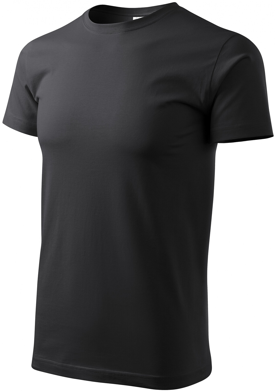 Tričko vyšší gramáže unisex, ebony gray, S