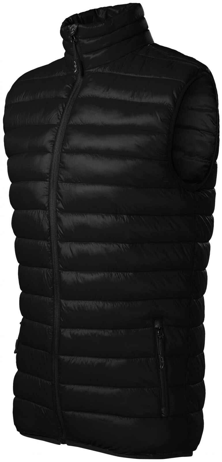 Pánská prošívaná vesta, černá, S