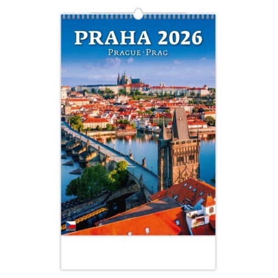 Helma 365 Nástěnný kalendář 2026 - Praha - N103-26 - Helma 365 Města Města 5