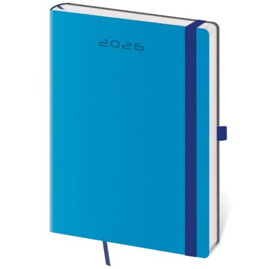 Helma 365 Denní diář A5 - Flexies - modrá - DF422-2-26