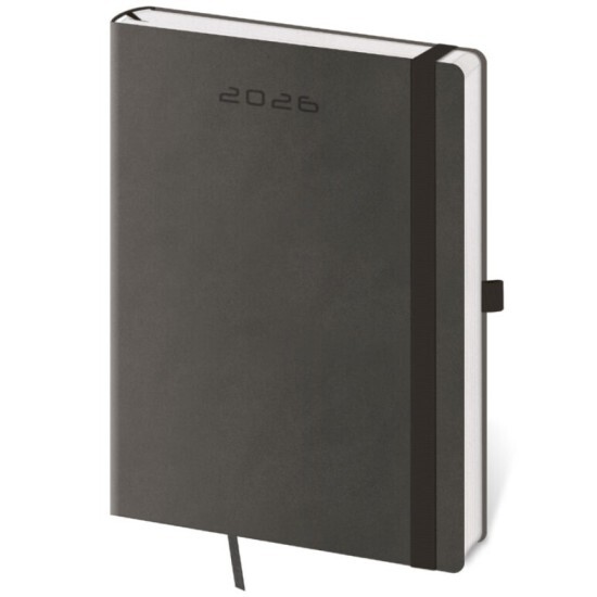 Helma 365 Denní diář A5 - Flexies - tmavě šedá - DF422-4-26