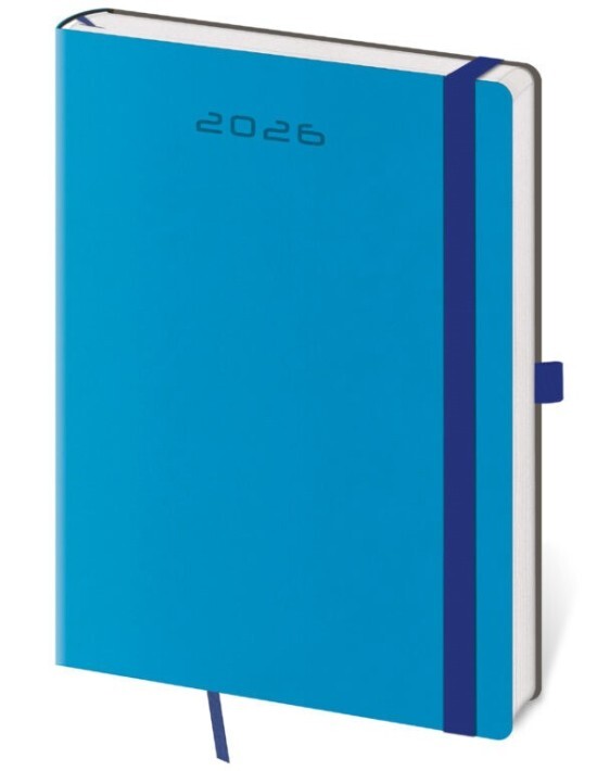 Helma 365 Týdenní diář A5 - Flexies - modrá - DF423-2-26