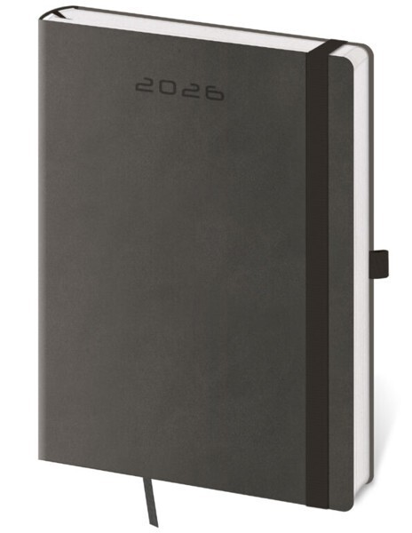 Helma 365 Týdenní diář A5 - Flexies - tmavě šedá - DF423-4-26