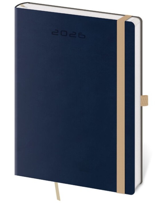 Helma 365 Týdenní diář A5 - Flexies - tmavě modrá - DF423-11-26