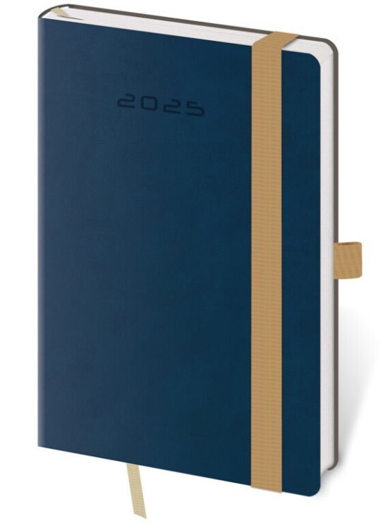 Helma 365 Týdenní diář kapesní - Flexies - tm. modrá - DF436-11-26