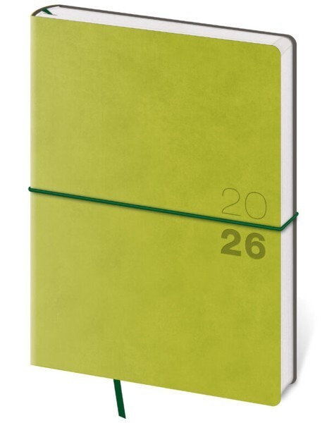 Helma 365 Denní diář A5 - Flexio - zelená - DFO422-4-26