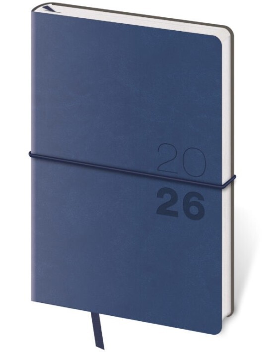 Helma 365 Týdenní diář kapesní - Flexio - tmavě modrá - DFO436-1-26