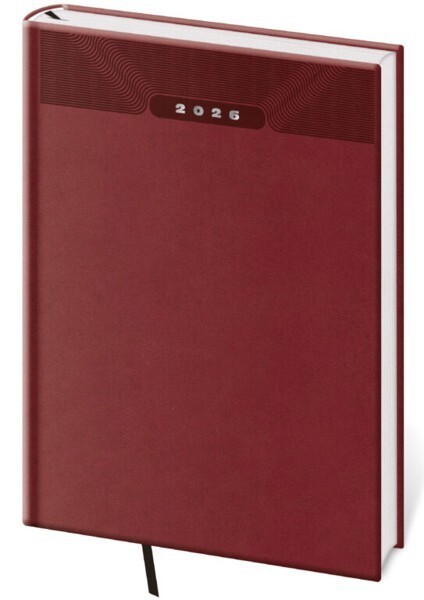 Helma 365 Denní diář A5 - Print Classic - anglická červená - DP422-05-26