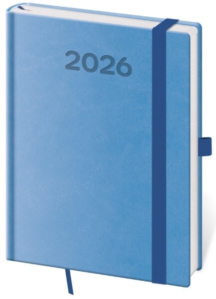 Helma 365 Denní diář B6 - Print Pop - světle modrá - DPP432-07-26