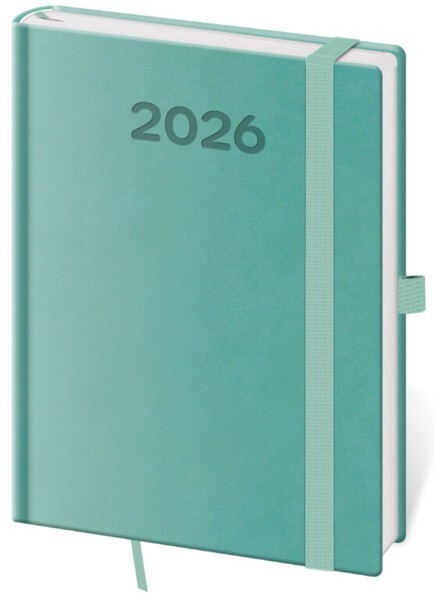Helma 365 Denní diář B6 - Print Pop - světle zelená - DPP432-08-26