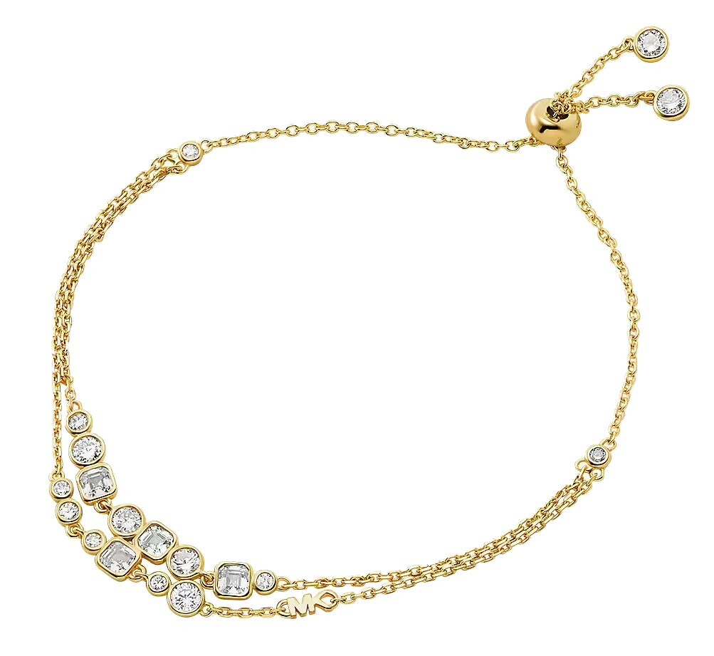 Michael Kors Pozlacený náramek ze stříbra s kubickou zirkonií Premium MKC1770710