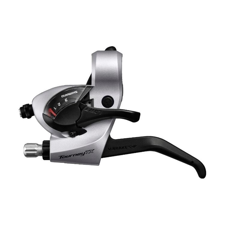Shimano ST-TX800/3 Levé V-brake Stříbrné řazení