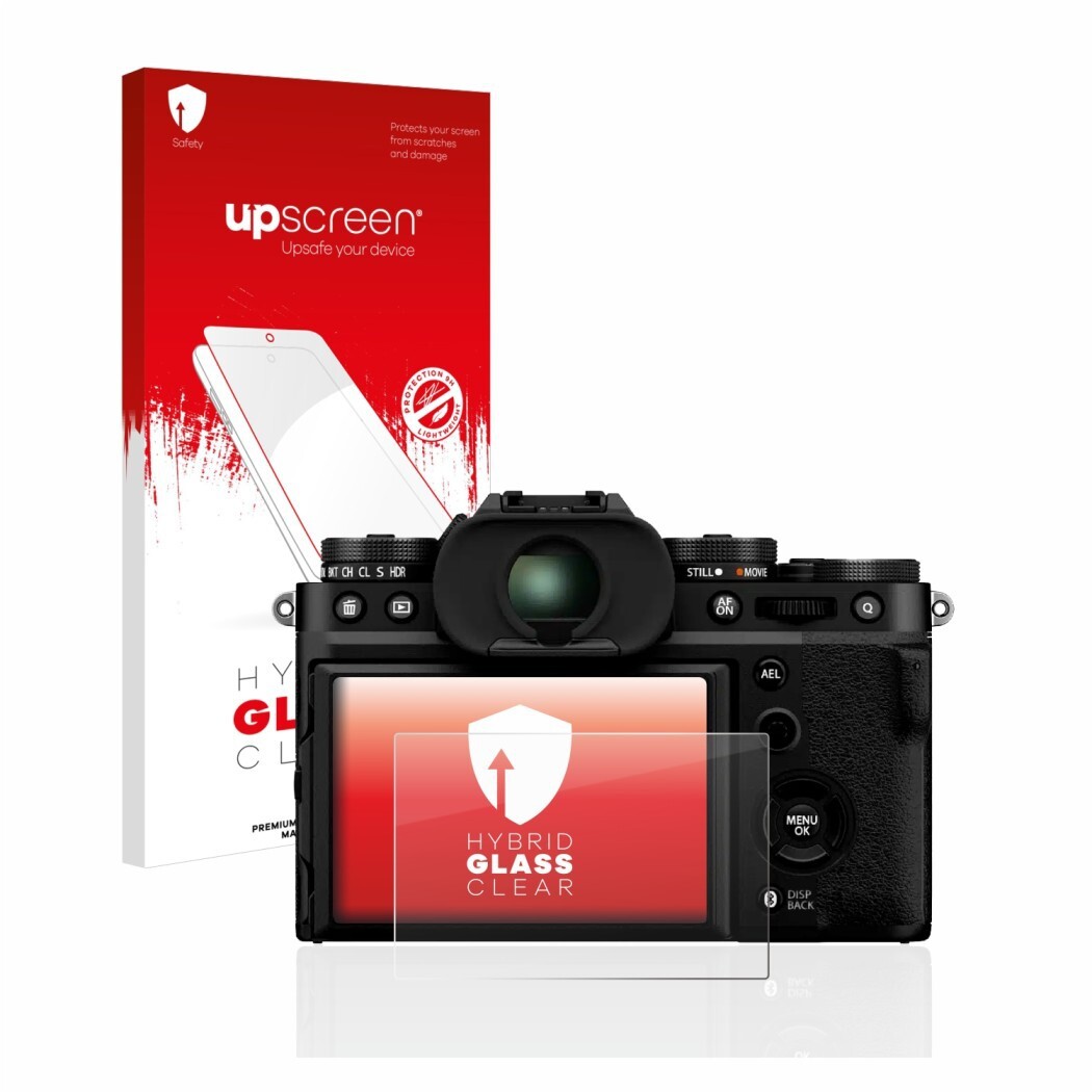 Ochranné sklo upscreen Hybrid Glass Clear Premium Glass Screen Protector for Fujifilm X-T5