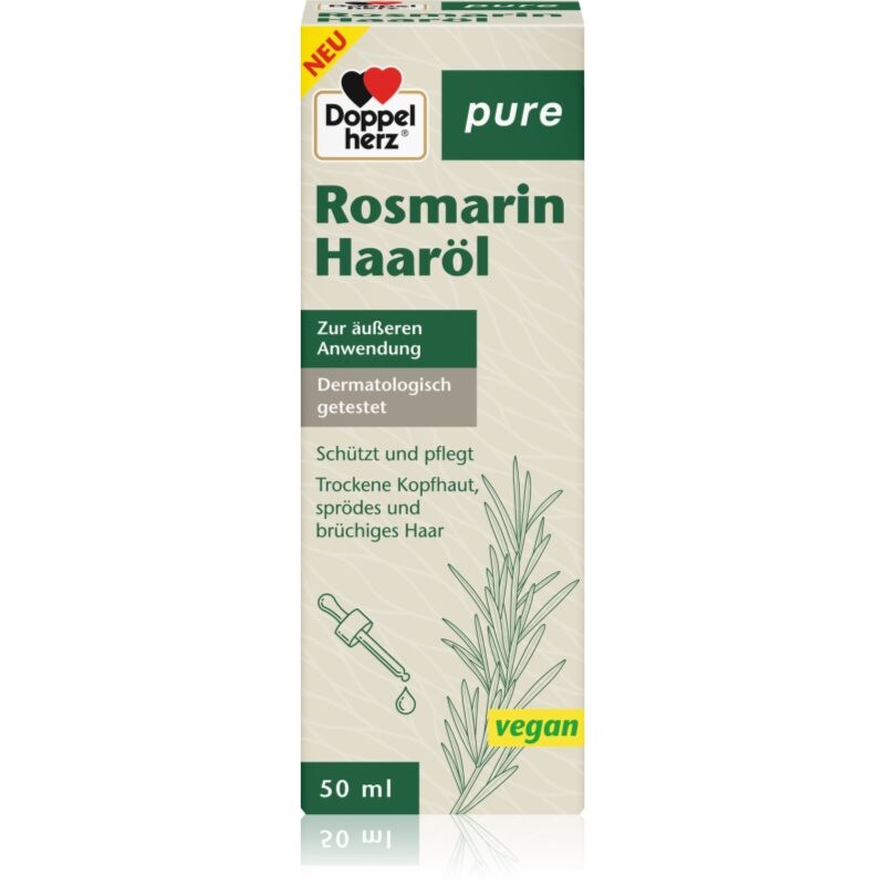 Doppelherz pure Rosmarin Haaroel vlasový olej pro posílení vlasů 50 ml