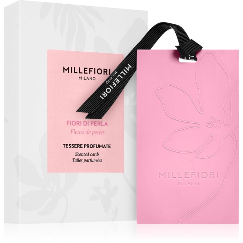 Millefiori Milano Laundry Fiori Di Perla vonná karta 3 ks