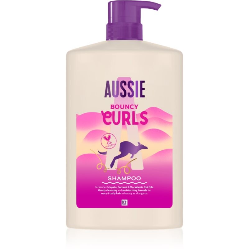 Aussie Bouncy Curls intenzivně hydratační šampon pro vlnité a kudrnaté vlasy 1000 ml