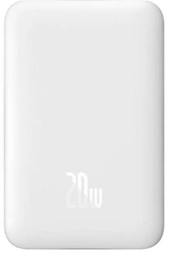 Bezdrátová powerbanka Baseus Magnetic Mini Air 10000mAh, 20W bílá