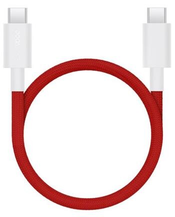 OnePlus SUPERVOOC Charge USB-C/USB-C Datový Magnetický Kabel 10A 1,2m Red
