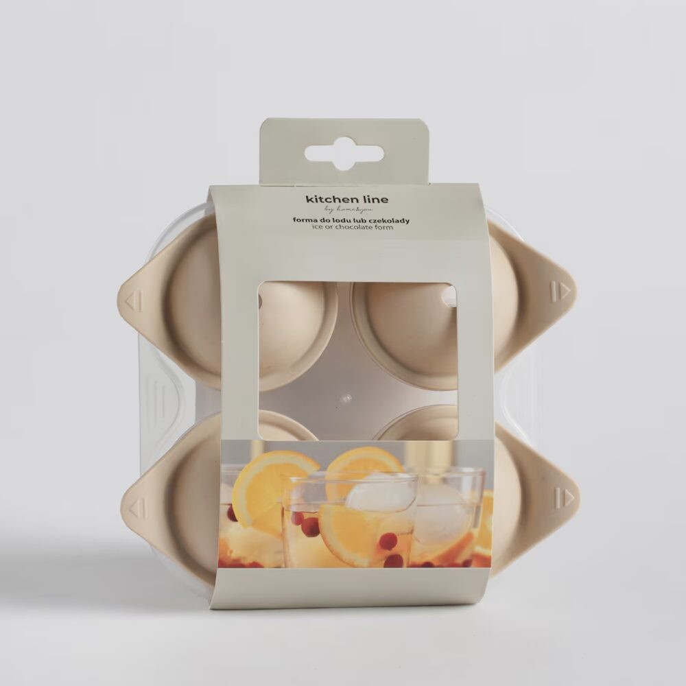 HOME & YOU Forma na zmrzlinu/čokoládu koule - béžová